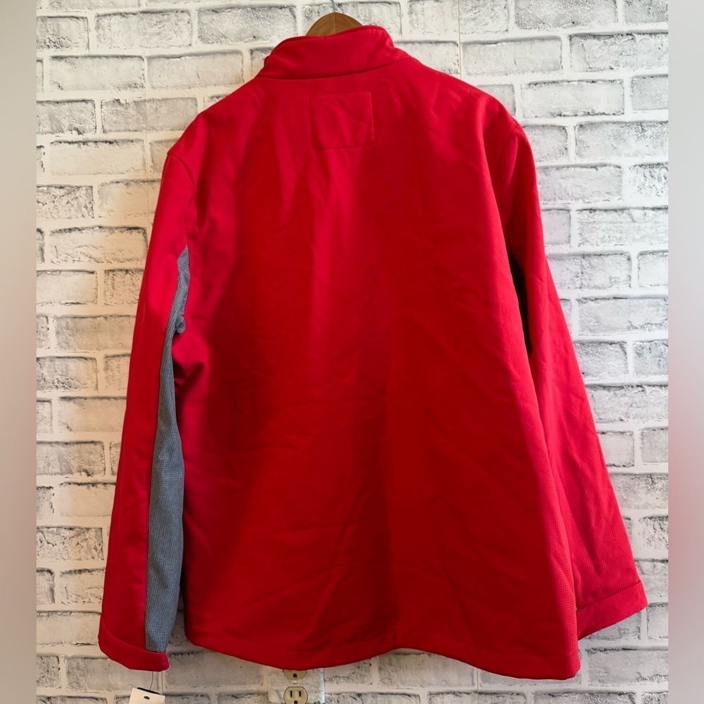 NWT! Men’s Kansas City Chiefs red full zip fleece lined jacket Size Large - Picture 2 of 5